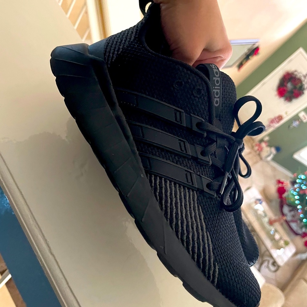 Adidas all Black shoes